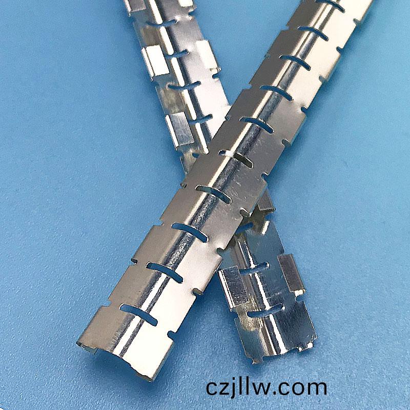 可變槽裝式屏(ping)蔽墊片,可靈活定(ding)製的短簧片結構-EMS-77-056【易密斯】