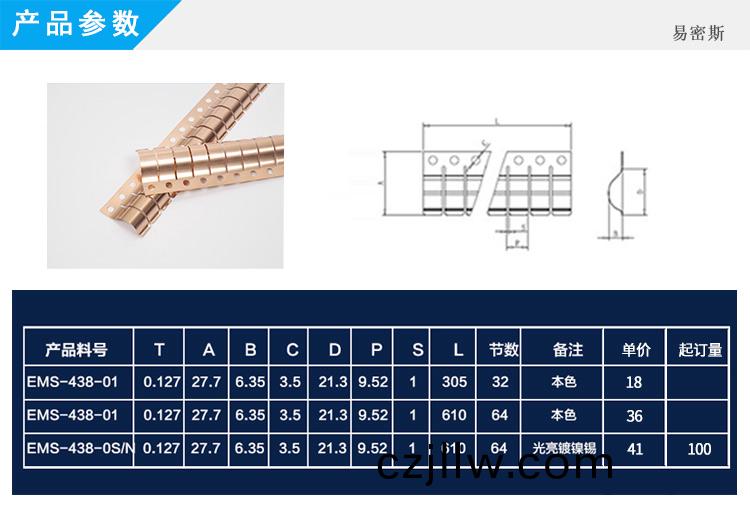 屏(ping)蔽(bi)簧(huang)片(pian)laird97-438