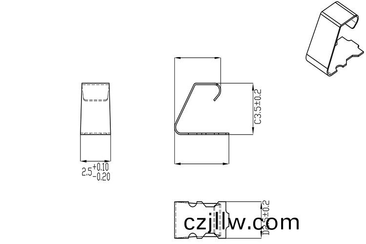 PCB闆接地彈片高導電性SMT包(bao)裝