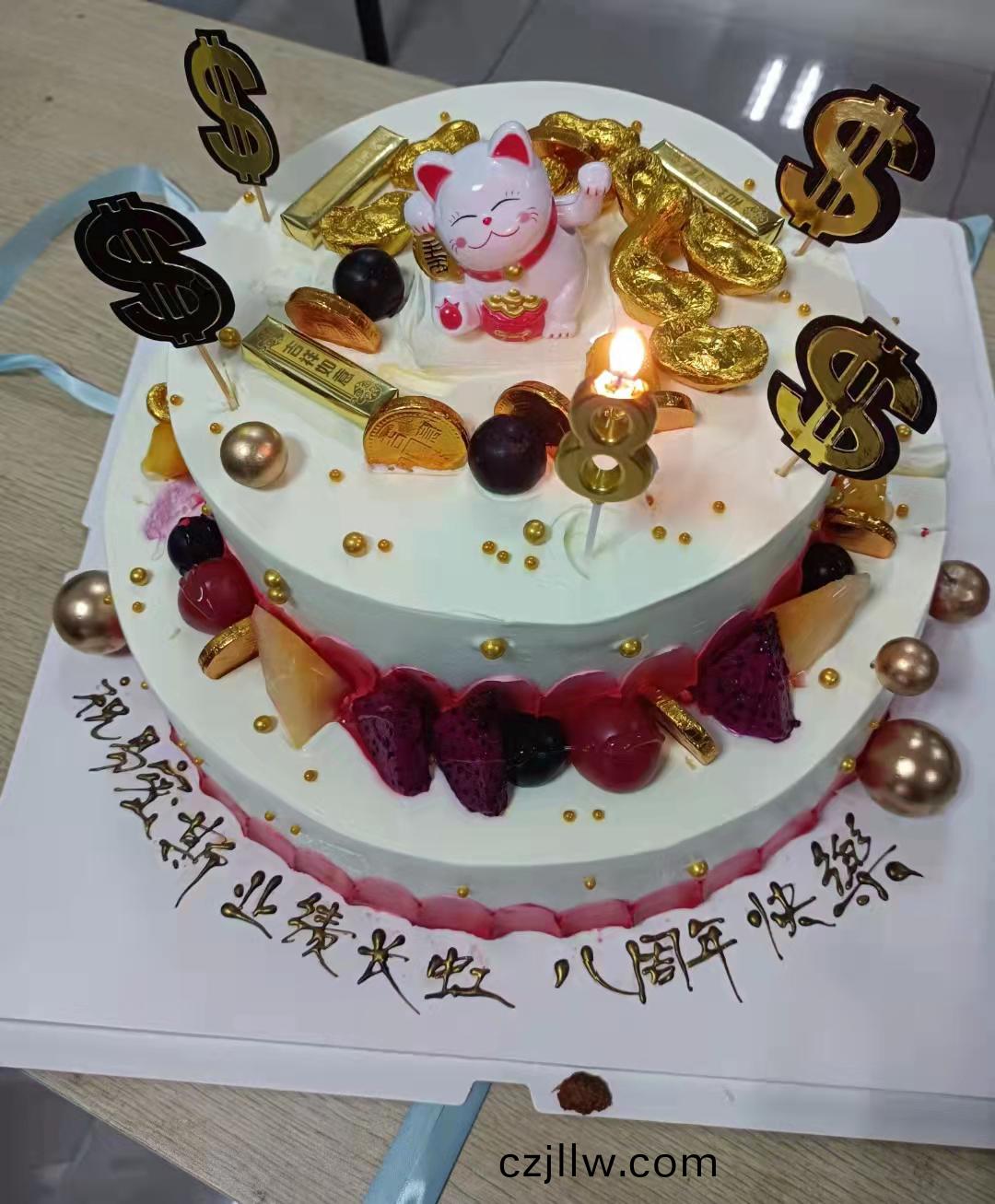 易密斯8週年(nian)慶蛋餻展示